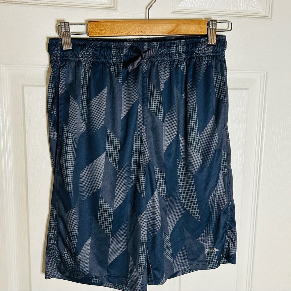 Boys Athletic Works Basketball Short Size 18 Black And Gray
